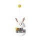 thumbnail image 5 of Treat Tumbler Snack Ball Cat Puzzle Juguetes Para Perros Pequeños, Medianos Y Grandes, Blanco, 5 of 5