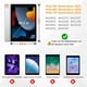 thumbnail image 2 of Funda para iPad 9. Generation 2021 / 8. Gen 2020 / 7. Gen 2019 10.2 Zoll mit Stifthalter, Ultradünn Leichte Schutzhülle mit transparenter Rückseite Abdeckung mit Auto Schlaf/Weck, 2 of 6