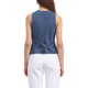 thumbnail image 3 of INSPIRE CHIC Chaleco de Mezclilla para Mujer con Botones, Sin Mangas, Chaqueta de Jean Azul Pálido XS, 3 of 6