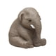 thumbnail image 5 of Figurilla De Elefante Mascota De Té De Arcilla Violeta Hecha A Mano Para Amigos De La Mesa De Té De La Sala De Té, 5 of 5