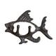 thumbnail image 1 of Colgador de pared de pescado para decoración del hogar, escultura de Animal montada en molde, soporte para sombrero, ganchos para porche, apartamento,, 1 of 5