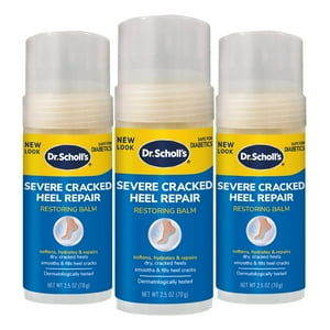 Bálsamo Para Pies Dr. Scholl'S Severe Cracked Heel Repair, 75 Ml, Paquete De 3