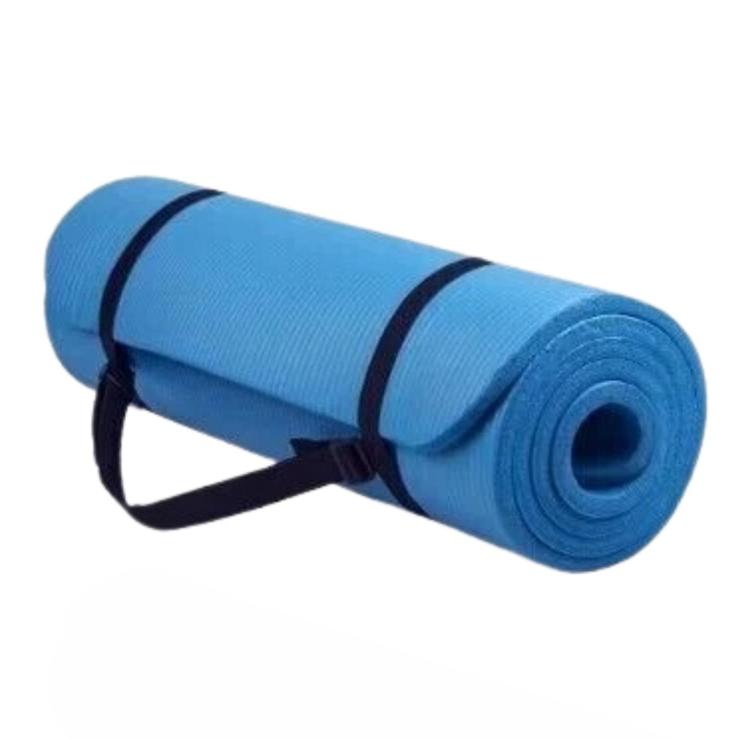 Crusec - Yoga Mat Tapete Colchoneta Pilates 180x60x1 Cm Con Correas