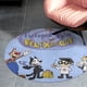 thumbnail image 4 of Alfombra Redonda Felix El Gato Felpa Coral 60cm, 4 of 6