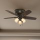 thumbnail image 4 of Ventilador de techo Hunter Builder 51091 107 cm con luces LED en bronce, 4 of 9