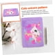 thumbnail image 5 of 3 cuadernos de unicornio, álbumes de recortes, decoración de oficina rosa, bloc de notas encantador para estudiantes, revistas de dibujos animados para niñas., 5 of 7