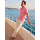 thumbnail image 2 of INSPIRE CHIC Camisa Polo de Hombre de Manga Corta Elástica Sólida Casual para Golf S Rosa, 2 of 5