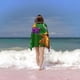 thumbnail image 2 of Monstruo Robot Toalla de playa de secado rápido con diseño temático, regalo para mujeres y niñas, ideal para cumpleaños, fans, amantes de la música, uso en la playa o al aire libre, 78 × 180 cm, 2 of 6
