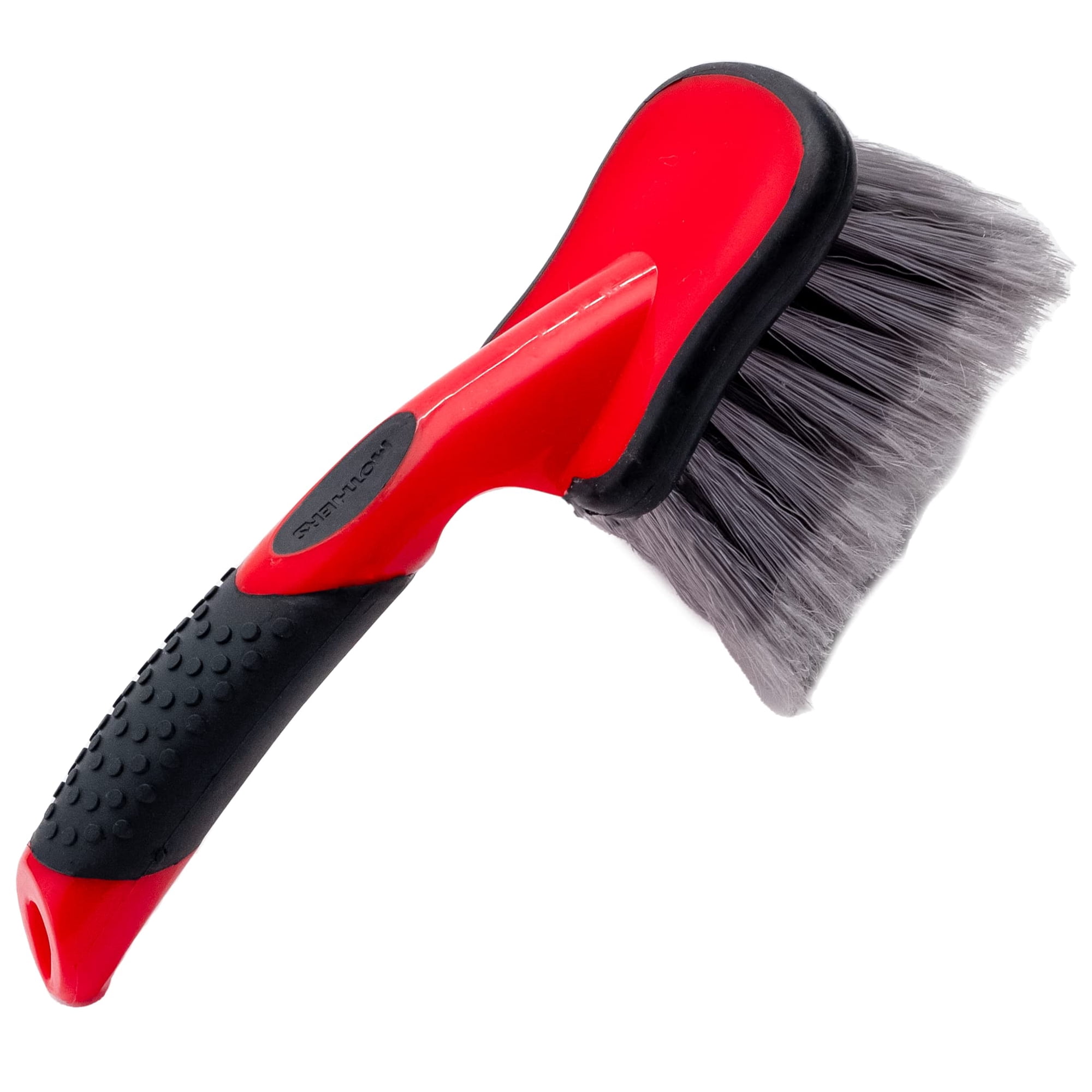 Cepillo Para Lavar Autos Mothers, Limpiador De Llantas, 25 Cm, Rojo Y Negro