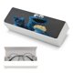 thumbnail image 5 of Comegalletas Estuche Rígido para Gafas de Cuero PU Protector con Forro de Felpa Premium Suave para Hombres y Mujeres, 5 of 6