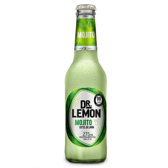 Cóctel De Mojito Con Limón Botella, 275 ml