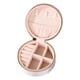 thumbnail image 4 of Caja De Almacenamiento De Joyería Pequeña, Contenedor De Joyería De Regalo Para Anillos, Día De San Valentín, Redondo, Rosa, 4 of 5