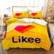 thumbnail image 1 of Likee Gift Quilt Duvet Cover Set Queen Pillowcase Comforter Cover3-Piece Bedding Set, 1 of 5