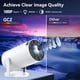 thumbnail image 3 of [Aplicaciones integradas] Proyector con soporte para WiFi y Bluetooth 4K 1080P, proyector inteligente ANSI 200 Android 12.0, pantalla de 120" incluida, 3 of 9