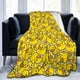 thumbnail image 1 of Manta de forro polar con diseño de patito de goma, ultrasuave y cálida para todas las estaciones. Ideal para cama, silla, coche, sofá, dormitorio, 127 x 101 cm., 1 of 6