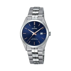 Reloj F20437/B Festina Azul Hombre Acero Clásico