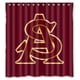 thumbnail image 1 of Cortina de ducha de los Arizona State Sun Devils, juego de cortina de baño con ganchos, tamaño 66 x 72 pulgadas, 1 of 3
