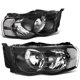 thumbnail image 3 of Faros DNA MOTORING HL-OH-DR02-BK-CL1 negros para Ram 02-05, 3 of 4