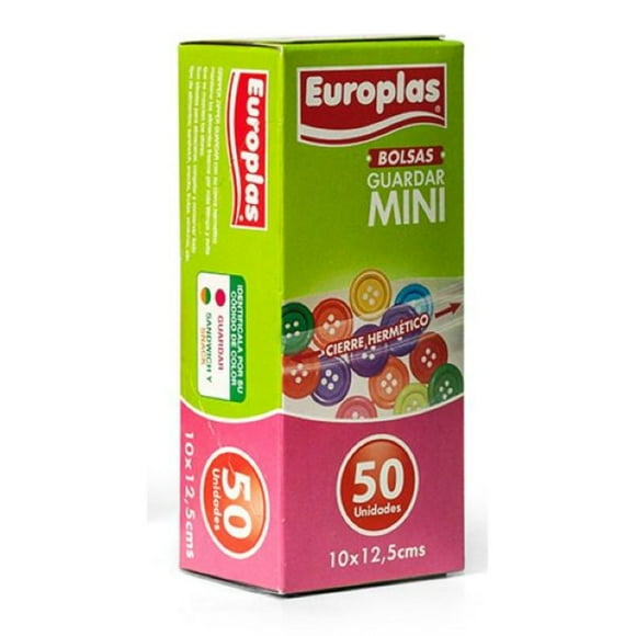 Bolsa Cierre Facil Zipper Mini 10x12.5cms 50un.