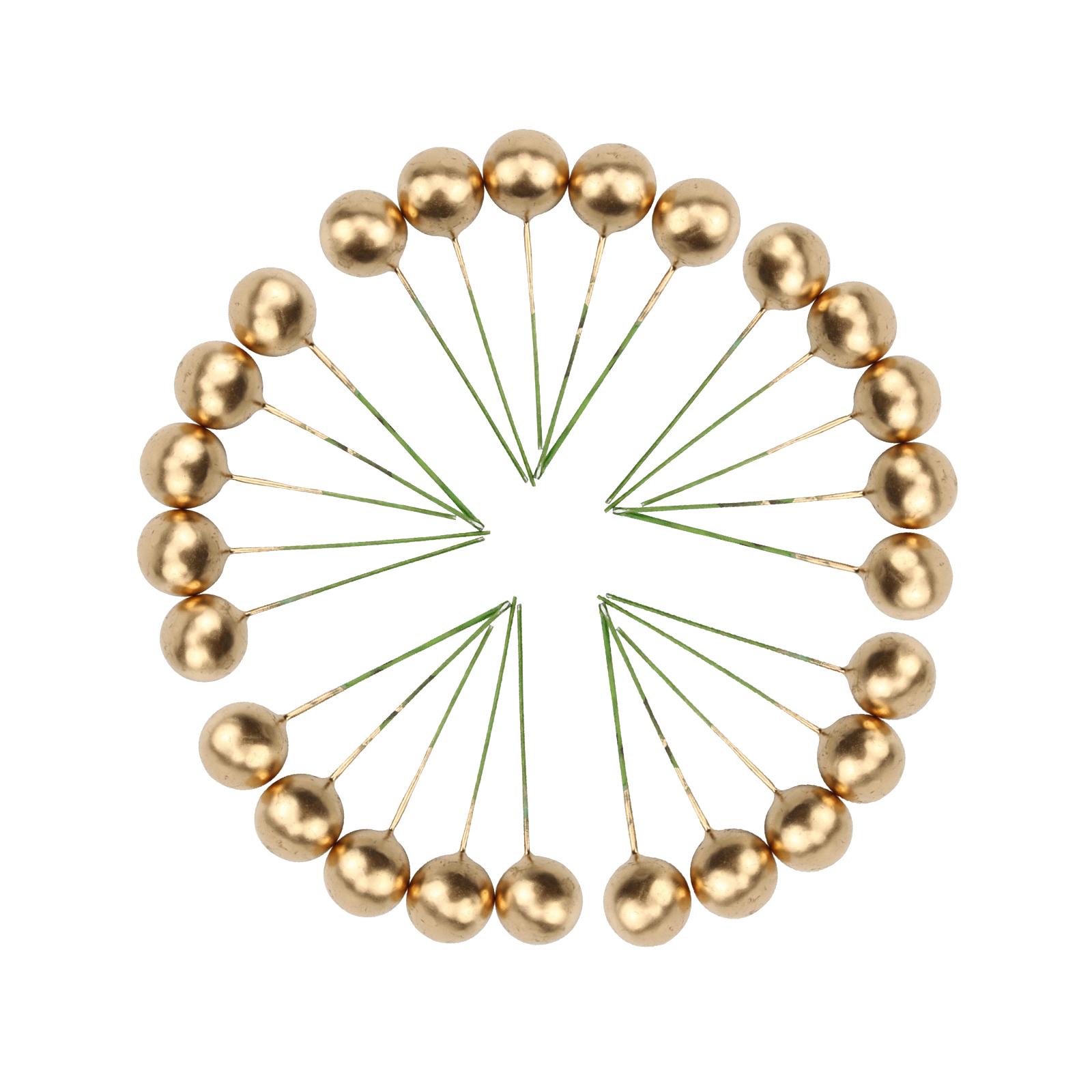 Bothyi - 25 Piezas Mini Globos Cake Topper Diy Para Pastel Baby Shower Decoración 5 Aureate 2.5Cm