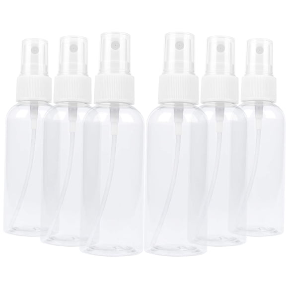 Frasco atomizador transparente de plástico TRENDBOX 60 ml (2 oz) x6