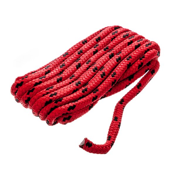 Tracer Dock Rope SEACHOICE 42421 de 1 cm x 4,5 m, rojo y negro
