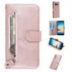 thumbnail image 1 of Funda con Cremallera para Samsung Galaxy Note 8, Carcasa Cartera de Cuero PU con Soporte y Tarjetero, 1 of 5