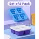 thumbnail image 2 of Canfanni 5 Pack Bento Snack Containers, 4 Compartment BPA Free, 2 of 3