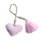 thumbnail image 1 of colgante de borla de cuentas de madera colgante de mosquitero empate de pared adorno rosa corazón, 1 of 3