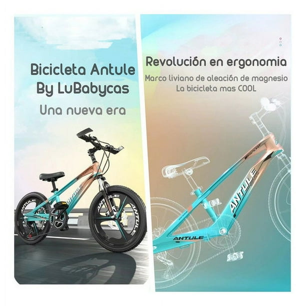 Bicicleta Infantil 5-9 Años Aro 18 By LuBabycas Verde | Lider
