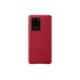 thumbnail image 1 of Funda Trasera De Piel Para Galaxy S20 Ultra Color Rojo, 1 of 3