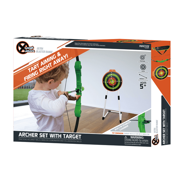 Arco y Flecha con Pedestal Hostfull