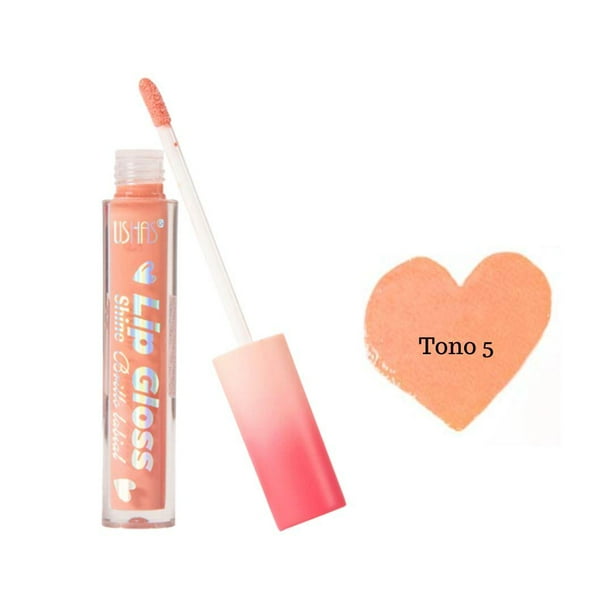 Brillo de Labios Shine Ushas Tonos Nude 4ml T05