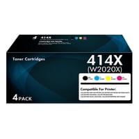Paquete De 4 Cartuchos De Tóner Prinkus 414X Para Color Pro Mfp M479