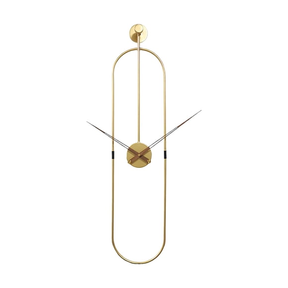 Reloj De Pared De Metal Adorno Decorativo Baño Dormitorio Dormitorio Relojes Colgantes