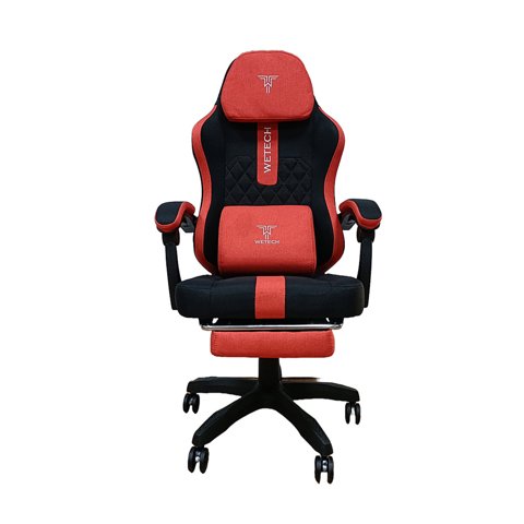 Silla Gamer Wetech Color Rojo/Negro Modelo Ls-1118