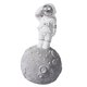 thumbnail image 2 of Astronauta En forma de luna Dise?o elegante Resina Estatuas Escultura Estatuilla B, 2 of 5
