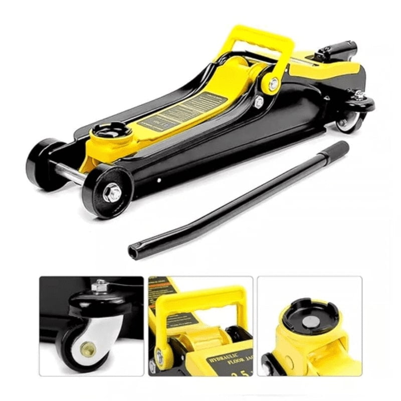 Genérico - Gata Hidraulica 2.5 Toneladas Autos Perfil Bajo Deportivos