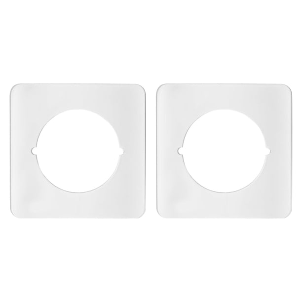2x Placa De Refuerzo Para Puerta, Placa Para Pomo De Puerta, Soporte Para Placa De Fijación Para Manija De Puerta, Color Blanco