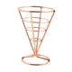 thumbnail image 5 of Soporte Para Patatas Fritas, Soporte Para Conos De Comida, Soporte Para Freír A La Moda Para Picnic, Buffet, Café, Oro Rosa, 5 of 5
