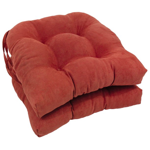 Cojín Pillow Blazing Needles para silla con respaldo redondeado, 41 x 41 cm, 2 unidades