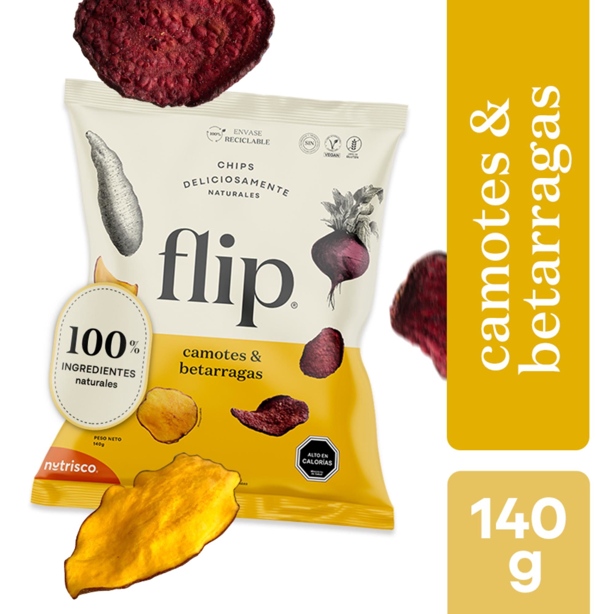 Chips Camote Betarraga 140 g Flip