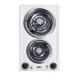 thumbnail image 1 of Estufa eléctrica Summit CCE225WH, 2 quemadores, 230 V, color blanco radiante, 1 of 9