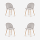 thumbnail image 1 of Pack 4 Sillas De Comedor Nórdica Gris, 1 of 6