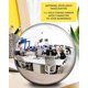 thumbnail image 3 of Espejo convexo Skywin TidyFriend de Cubicle Decorations, plateado, 3 of 7