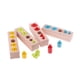 thumbnail image 3 of 4 Unids Set Montessori Wodden Knobbed Bloques De Cilindro De Juguete De Colores, 3 of 5