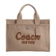 thumbnail image 1 of Bolso Coach Cargo de lona natural oscura y piel, 1 of 6