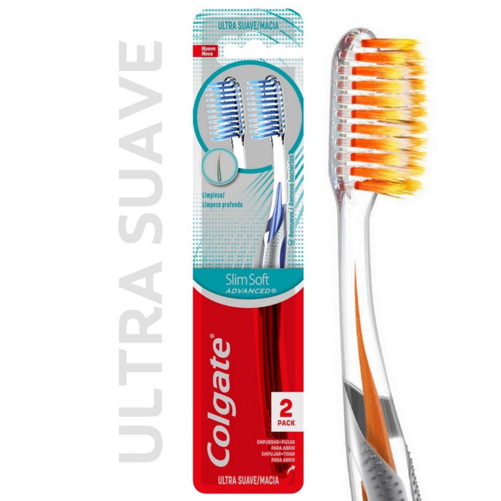 Colgate - Cepillo De Dientes Slimsoft Advanced Ultra Suave