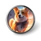 thumbnail image 1 of Insignia de Botón Redondo Desmarcar Corgi 2.8 cm, 1 of 6