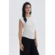 thumbnail image 2 of Polera Mujer Cuello Bote Textura Blanco, 2 of 4